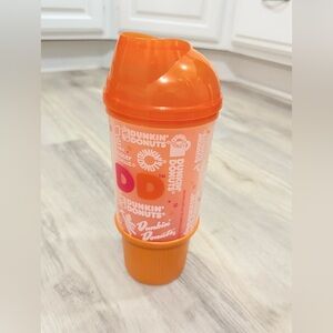 2010 Dunkin' Donuts Orange 24oz Travel Mug Whirley